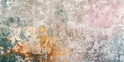 Wall Mural - Grunge abstract vintage vignette texture background wallpaper. Grainy, brown, blue, orange sepia backdrop, tattered, artistic pattern, distressed, detailed composition