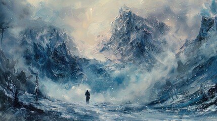 Wall Mural - On the mountain