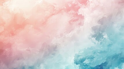 Poster - Abstract pastel background with cloud like texture in a gradient surface Creative artistic wall covering