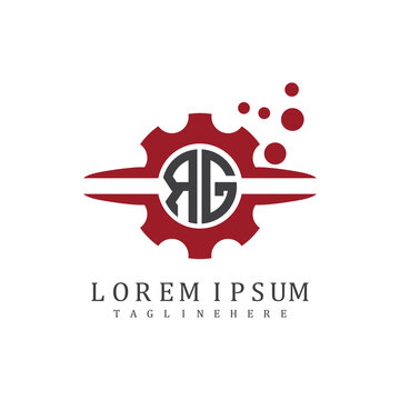 initial monogram logo with creative design.	
