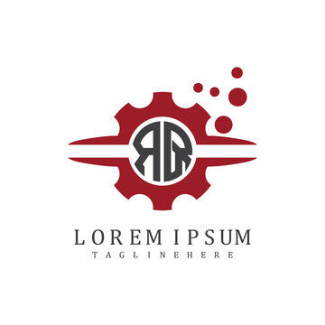 initial monogram logo with creative design.	