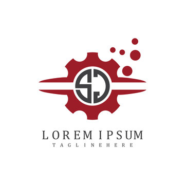 initial monogram logo with creative design.	