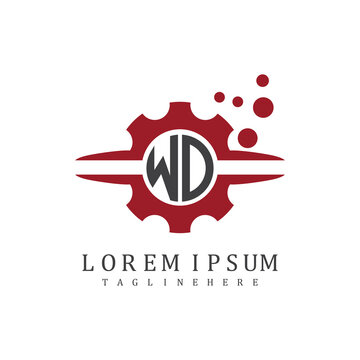 initial monogram logo with creative design.	