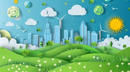 Wall Mural - Climate Action in Policy Making 