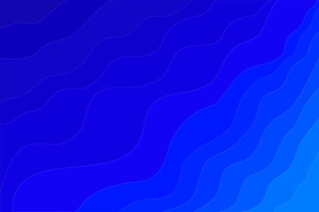 Wall Mural - blue wave ocean sea background navy under the sea wavy line layers summer deep water liquid wallpape