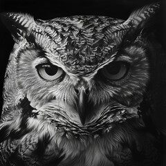 Owl portrait