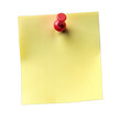 © shital - yellow sticky note with push pin. Png