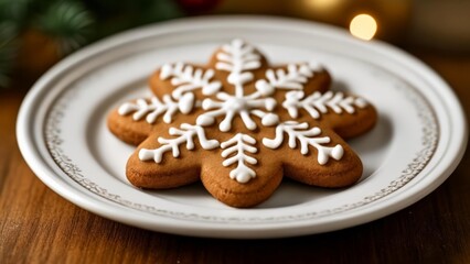 Sticker -  Sweet snowflake cookies for a festive treat