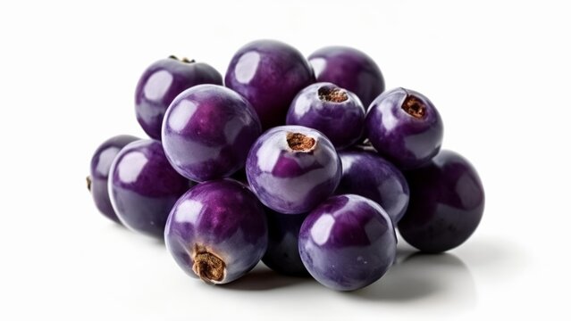  A bunch of fresh ripe purple plums