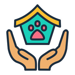 Sticker - Shelter Icon