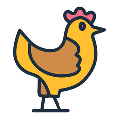 Sticker - Chicken Icon