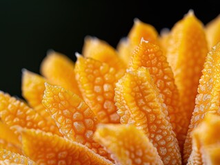 Wall Mural - Close-up of vibrant orange citrus fruit segments