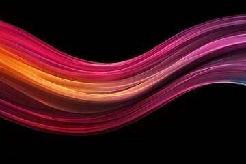 Poster - Vibrant abstract wave background