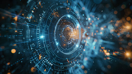 Poster - digital transformation conceptual for next generation technology era