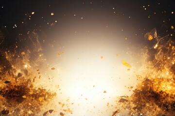 Wall Mural - Gold explosion effect backdrop