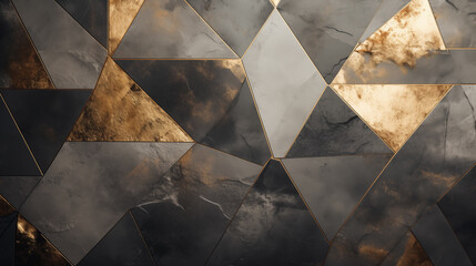 Wall Mural - Abstract design with textured stone wall background