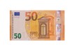 © Raimo Bergroth - Closeup of fifty euro banknote isolated on a white background.