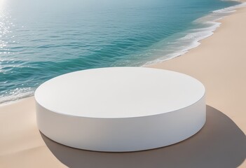 Wall Mural - white cosmetic cream on the table