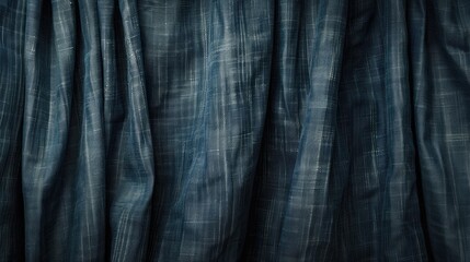 Canvas Print - Close up of vintage denim backdrop