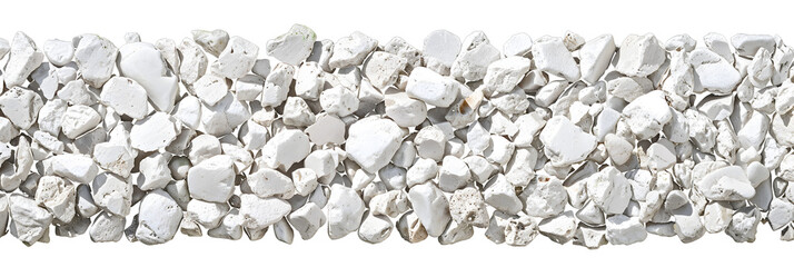 Sticker - wide top shot of white little gravel texture