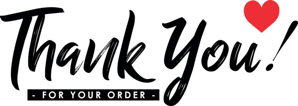 Thank You for Your Order. Elegant Thank You for Your Order Design with Stylish Graphics. Sophisticated Thank You for Your Purchase Image with Modern Elements. Chic Thank You for Your Order Graphic