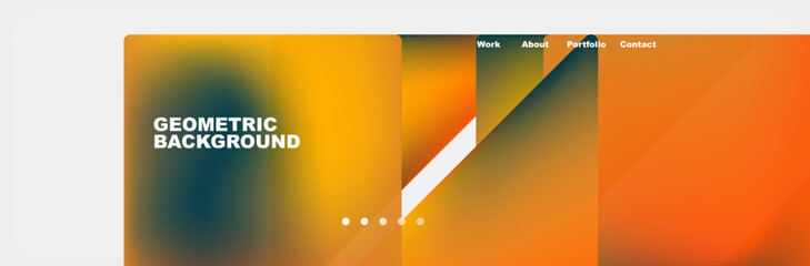 Triangle minimal web site page background design. Vector Illustration For Wallpaper, Banner, Background, Card, Book Illustration, landing page