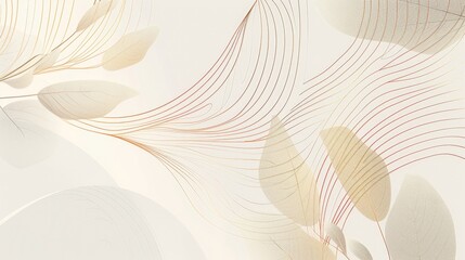 Poster - Abstract Art with Veins of Leaves