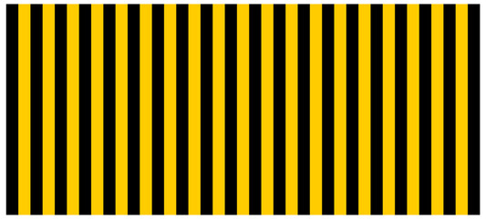 Illustration of yellow and black stripes. A symbol of dangerous and radioactive substances. The sample is widely used in industry. Vector Illustration