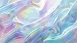 © quietmind_art - Iridescent Holographic Fabric Background with Pastel Colors and Glossy Texture
