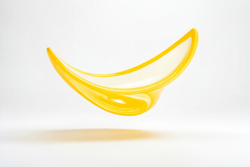 Fototapete - Abstract Yellow Curve