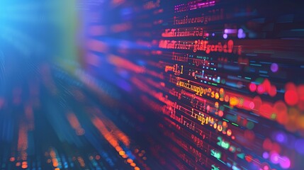 programming and code development abstract bright wallpaper