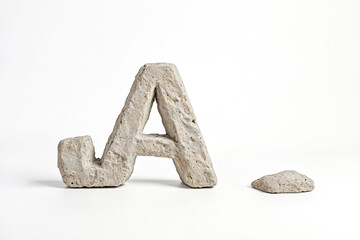 Wall Mural - Stone Letter A