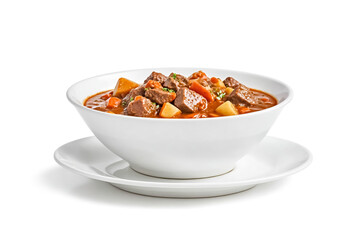 Wall Mural - Bowl of Beef Stew with Vegetables