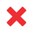 © Manoel - Vectorized red X illustration for websites and graphic resources.