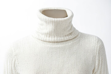 White Knitted Turtleneck