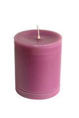 Poster - Artisan candle on a white background. Created with Generative AI technology.