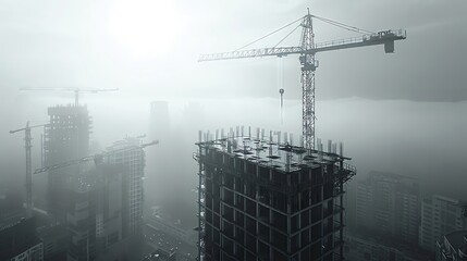 Construction industry template with professional layouts, grey tones, and clear text areas