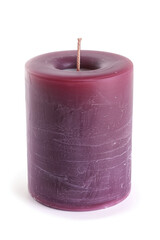 Poster - Artisan candle on a white background. Created with Generative AI technology.