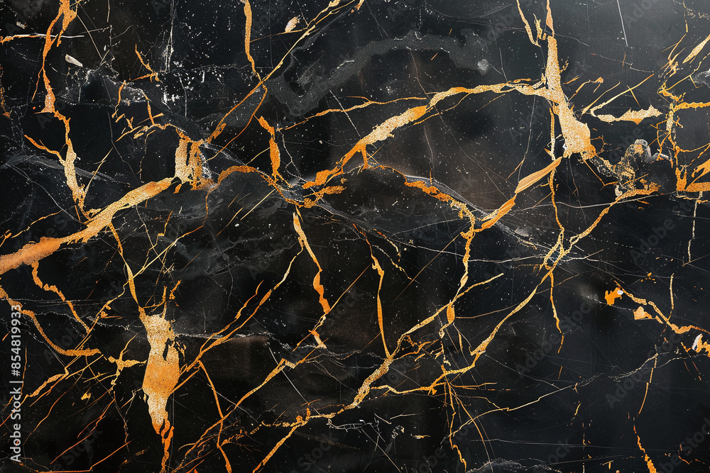 Black Marble Texture with Bold Gold Veins Stock Illustration | Adobe Stock
