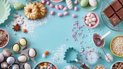 Poster - A table filled with various types of food, ideal for events, parties or exhibitions