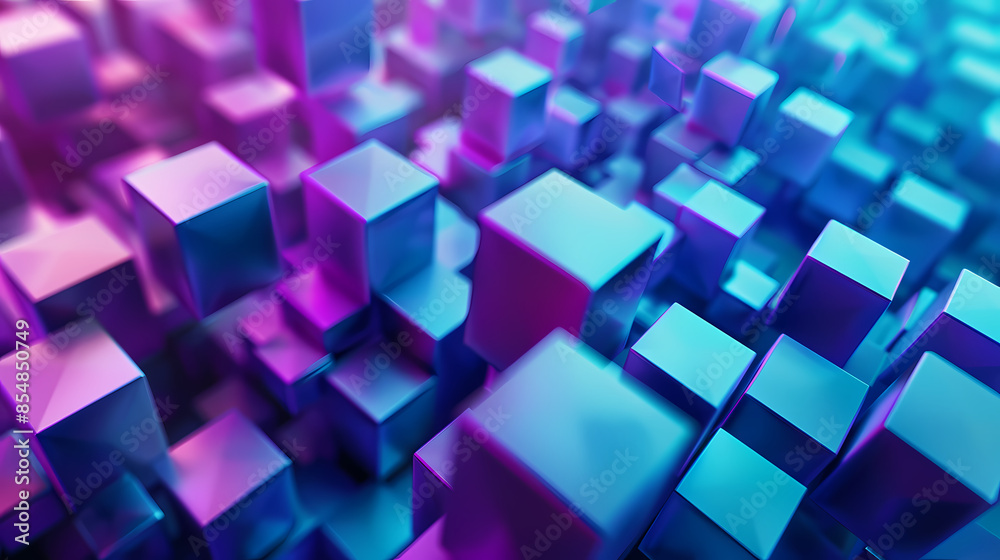 Abstract background of cubes