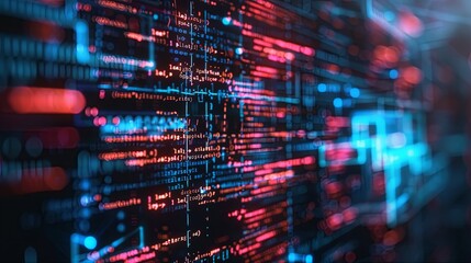 programming and code development abstract bright wallpaper