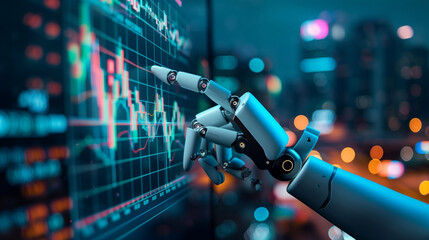 Poster - Artificial intelligence arm interacts with the screen