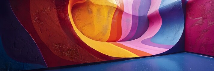Poster - Mesmerizing Chromatic Waves of Ethereal Fluidity and Captivating Prismatic Movement