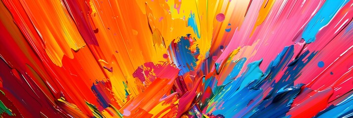 Poster - Vibrant Explosion of Color and Energy