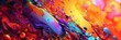 © prasong. - Vibrant Explosion of Colorful Liquid and Digital Elements