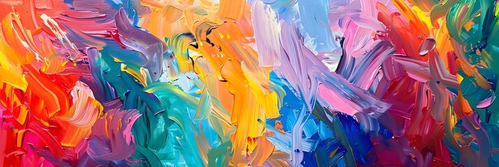 Aufkleber - Vibrant Expression of Captivating Color Harmony and Dynamic Movement