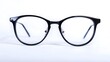 © pkproject - Sleek and Sophisticated Black-Rimmed Glasses on White Background