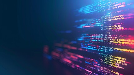 programming and code development abstract bright wallpaper
