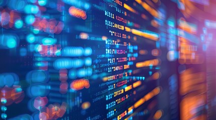 programming and code development abstract bright wallpaper